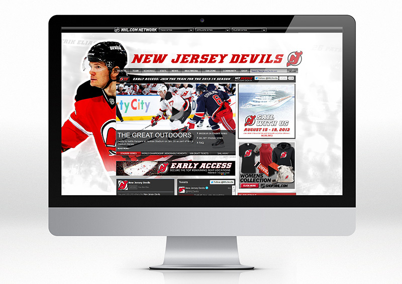 official new jersey devils website